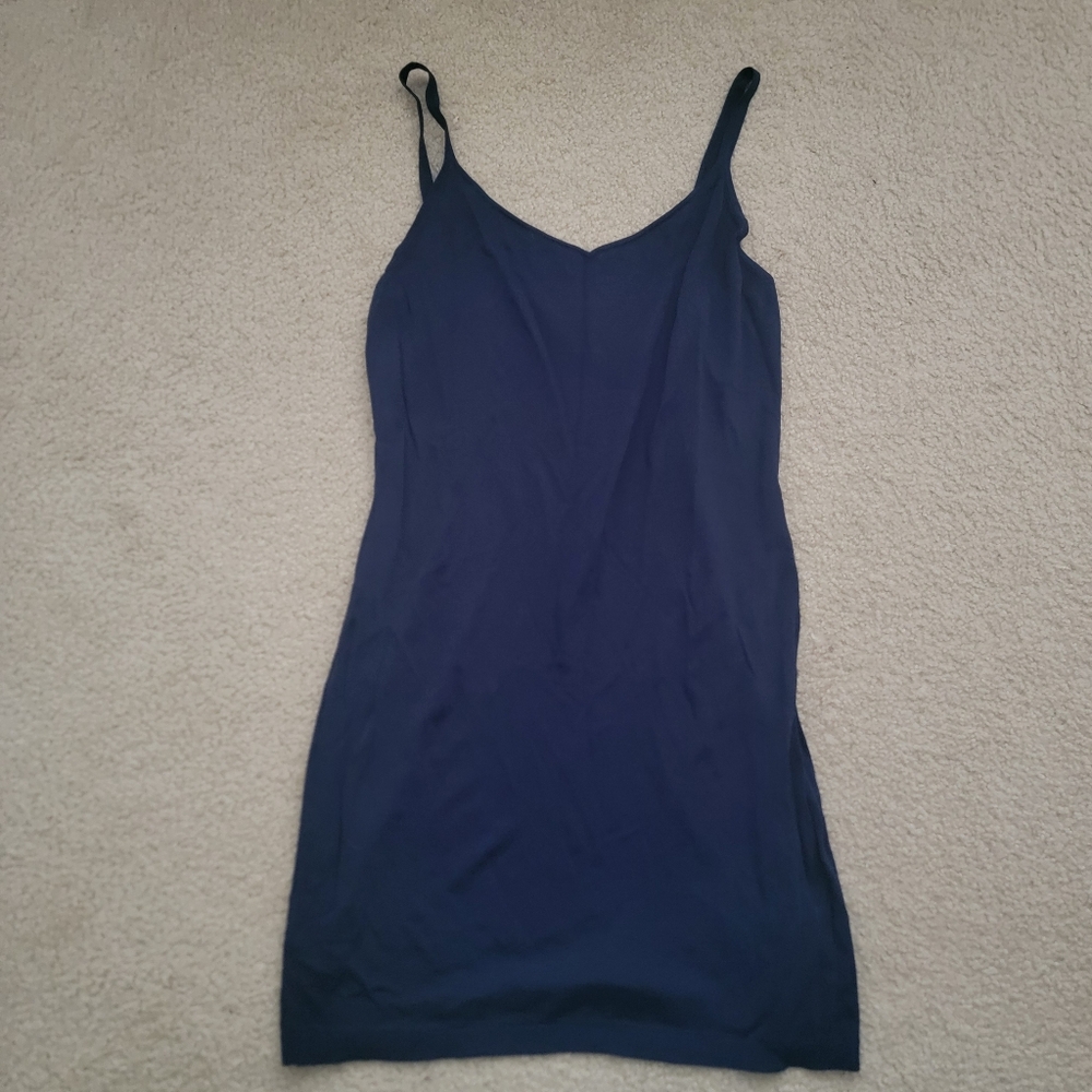 rag & bone Mini Slip Dress Navy Large